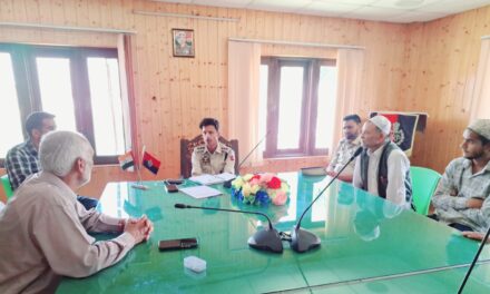 Ganderbal Police held meeting with Police Retired Officers association & NOKs of deceased police personnel at DPL.