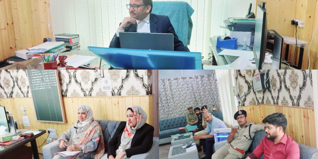 Hon’ble Pr. District & Sessions Judge, Ganderbal, chaired UTRC meeting in District Ganderbal