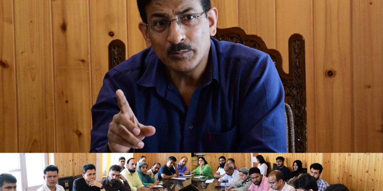 NCORD Meeting: Drug abuse control measures reviewed at Ganderbal