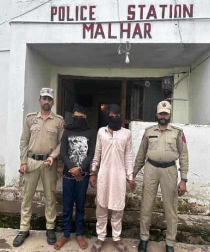 Two OGWs arrested for supporting Terrorists activities in Kathua:- Police