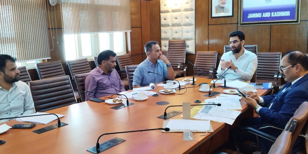 Dr Abid Rasheed reviews 108, 102 ambulance emergency Services in J&K