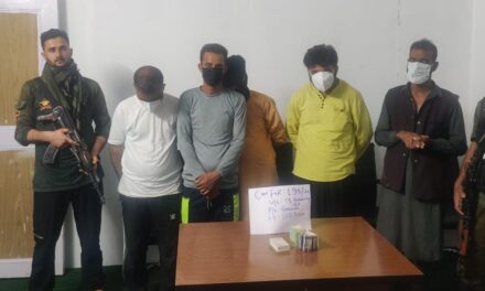 Police arrests 05 gamblers in Baramulla; Stake money seized