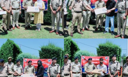 Police distributes laptops to NOKs of martyrs at DPO Kulgam