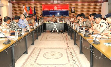 IGP Kashmir reviews security arrangements for 15th August at PCR Kashmir;maintain Strict Vigilance & Alert : IGP Kashmir to officers