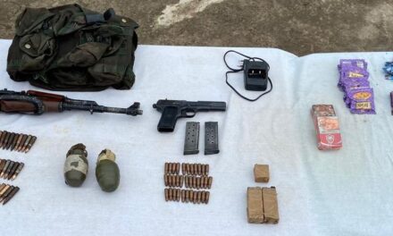 Militant hideout unearthed in Rajouri; arms consignment, explosives seized