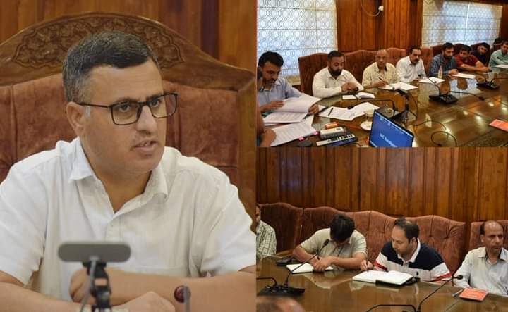 Deputy Commissioner Bandipora chairs meeting to discuss strategies for Declaration of Drug-Free District, Panchayats, and ULBs.