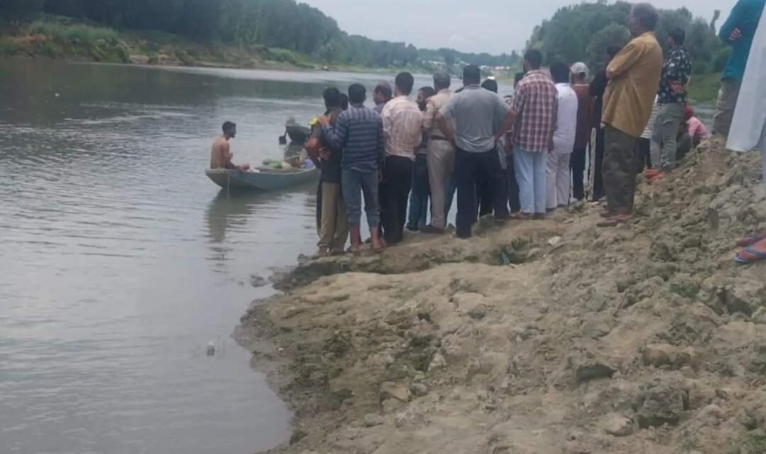 Teenager drowns in river jehlum at Sangam anantnag