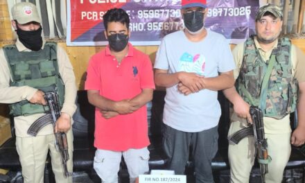 Sopore Police arrested two drug peddlers and recovered Contraband Substances