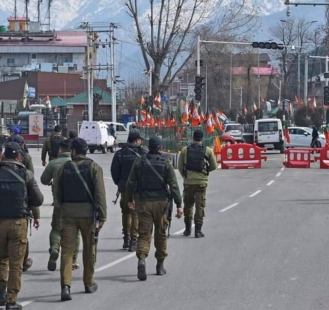 J&K Police security wing takes charge of Independence Day celebration venue in Jammu