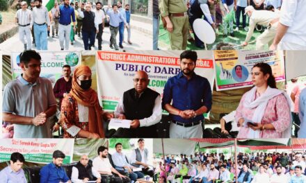 Principal Secretary Culture chairs mega public darbar at Manasbal;Also flags off Tiranga rally