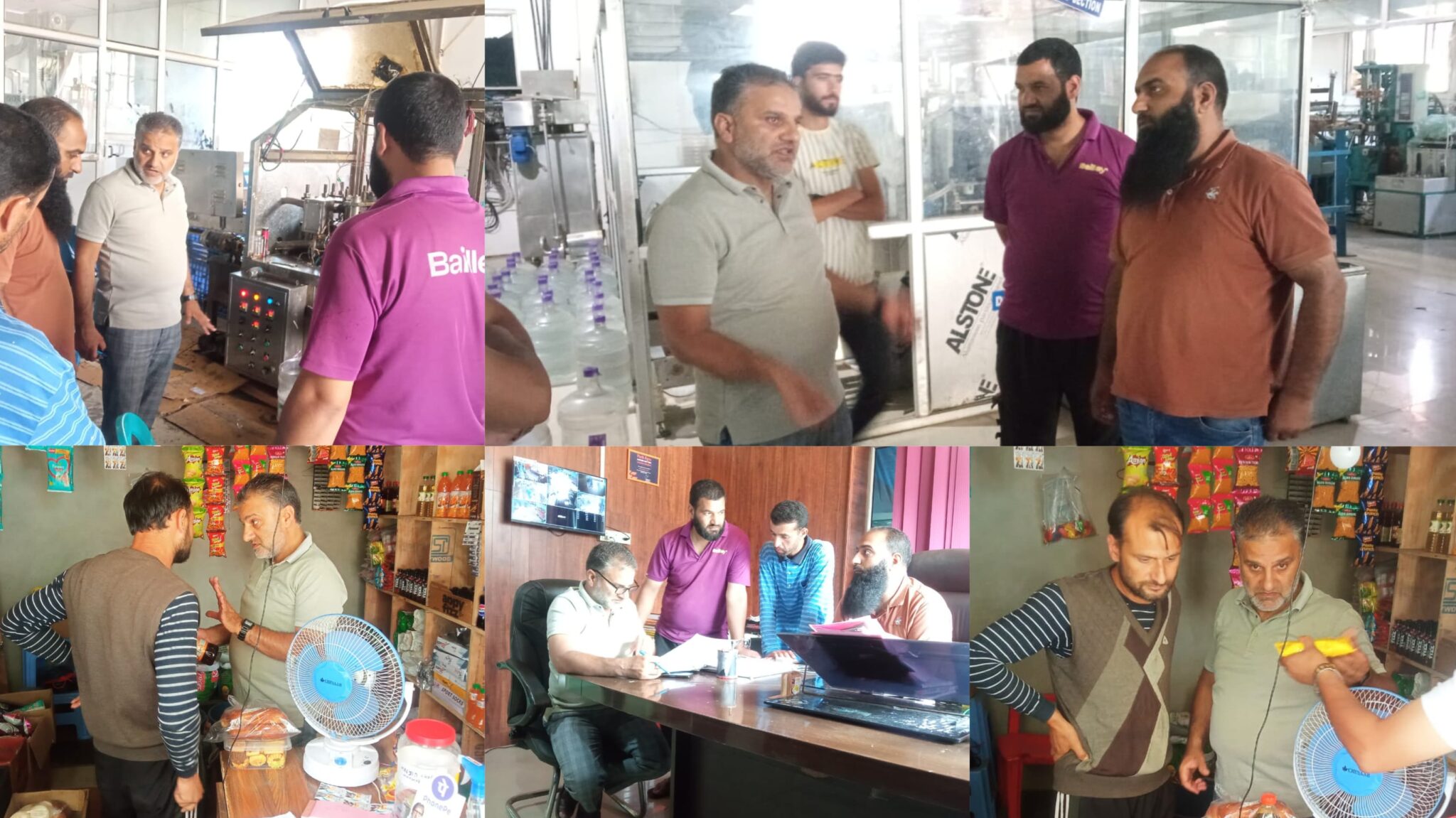 Food Safety Officer Kangan conducted Inspections,Sampling Awareness at Wanghat