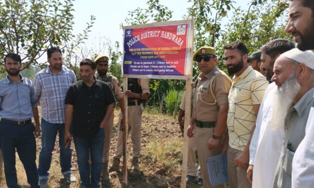 Police attaches property of notorious drug peddler in Handwara