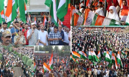 Pulwama Embraced by Tiranga: Thousands Participate in Mega Rally Amidst Patriotic Zeal