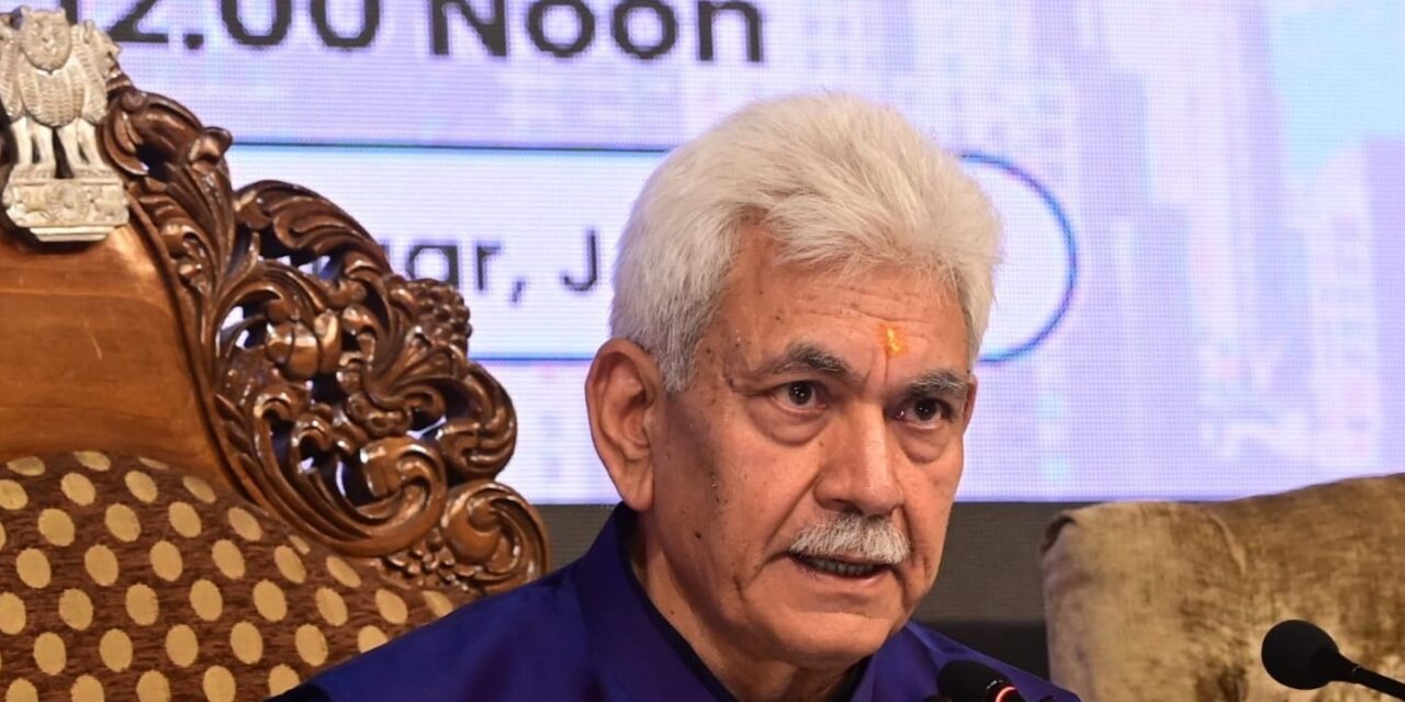 Anti-infiltration grid to be further strengthened to prevent cross-border infiltration: J&K LG Manoj Sinha