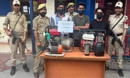 Pulwama Police Arrests 03 Thieves: Recovers Stolen Items