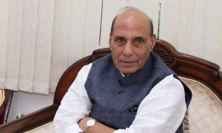 Defence Minister Rajnath Singh holds important meet on security in J-K, NSA, Army Chief present