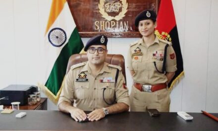 Anayat Ali Choudhary-IPS assumes charge as SSP Shopian