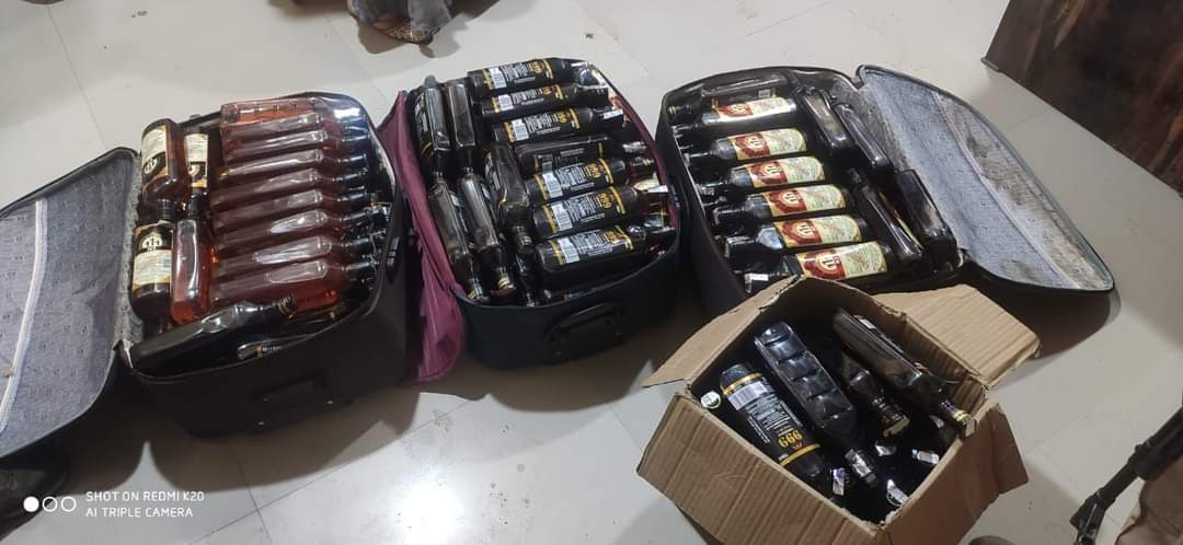 Large quantity of Alcohol seized, 2 arrested in Kalaroos, Kupwara: Police