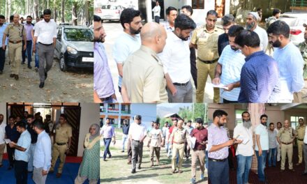 Assembly Elections- 2024:DEO Ganderbal inspects Polling stations, DCRC & District Control Room