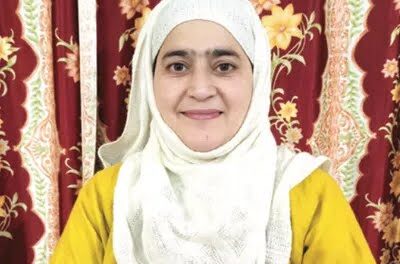 Urfana Amin from Srinagar selected for National Teachers’ Award