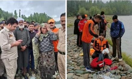 Successful Rescue Operation: Anantnag Police Save Stranded Nomads at Lidder Nala