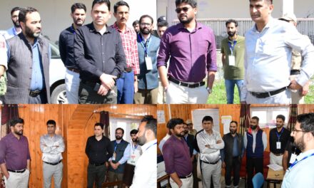 Assembly Elections-2024: DEO Ganderbal inspects RO Office Kangan-AC, reviews arrangements at DCRC