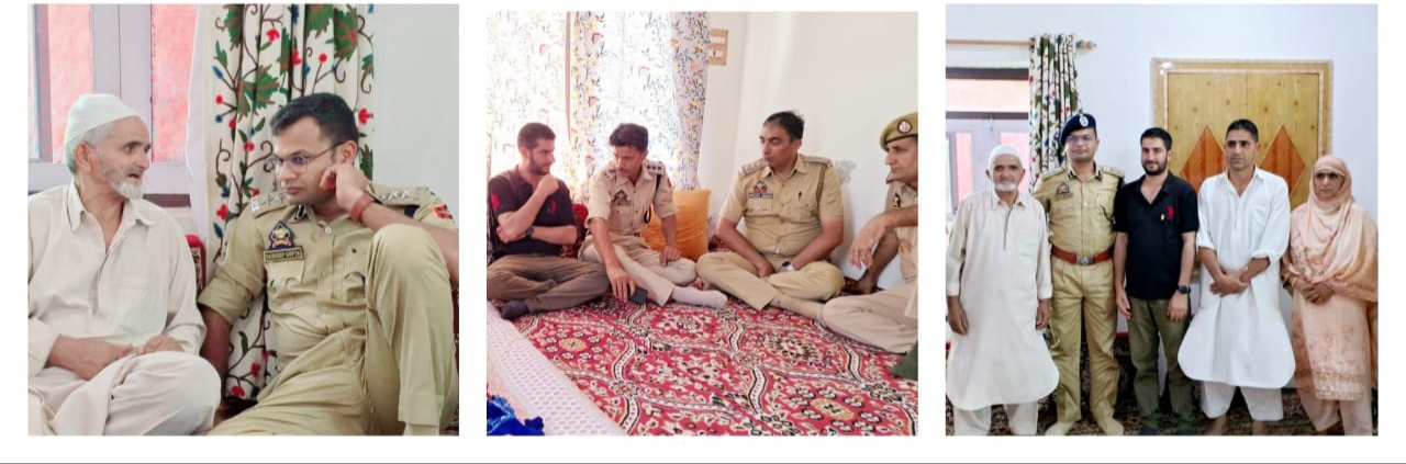 Police visits families of NOKs of Police Martyrs in Ganderbal