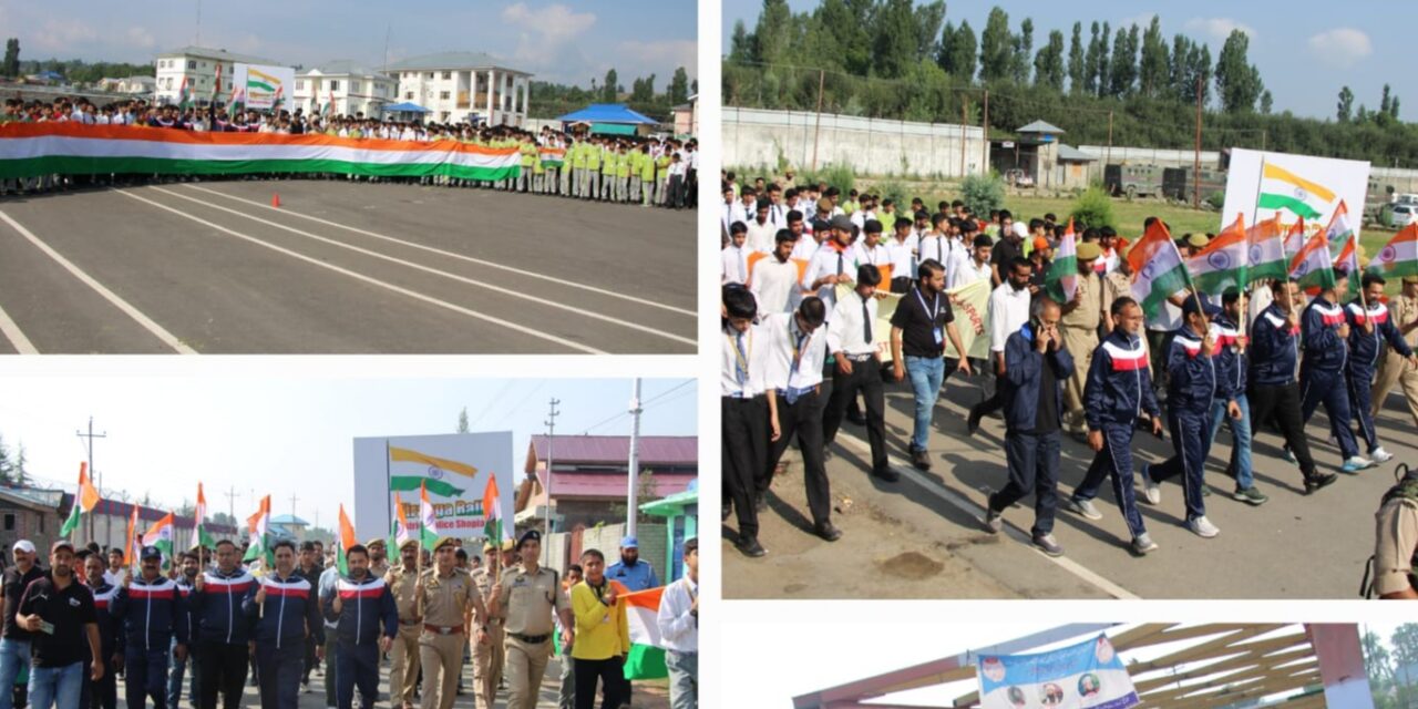 Tiranga rallies organised across Kashmir ahead of Independence Day