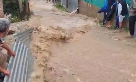 Flood-like situation in Keller Pulwama after occurrence of cloudburst, Rescue operation underway