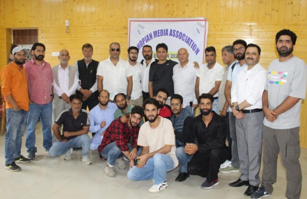 District Shopian Journalists’ Body Holds Elections; Gulzar Habib Elected President, Ajaz Dar As S’person & Shahid Tak As Treasurer