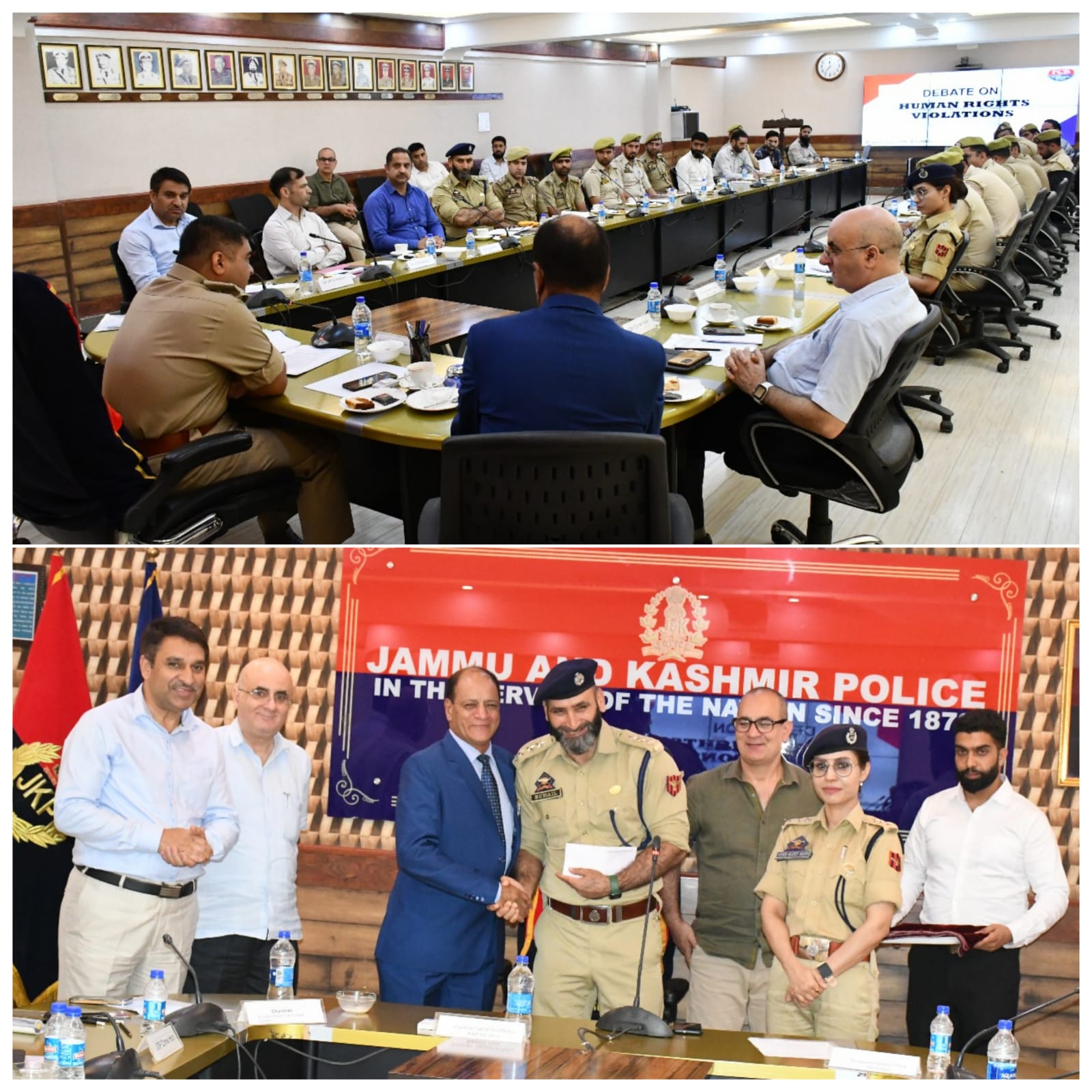 Zonal Police Headquarters Kashmir organises debate on Human Rights Violation..