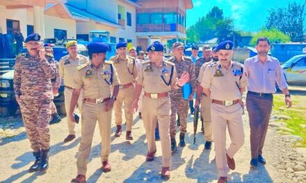 IGP Kashmir Reviews Election Security Preparedness and Inspects Camping Locations