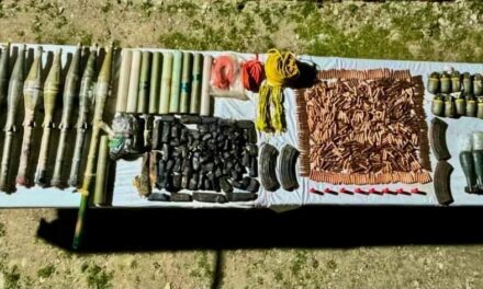 Huge quantity of arms & ammunition recovered in Kupwara