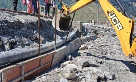 Immediate Action Taken by Sonamarg Development Authority Against Illegal Construction