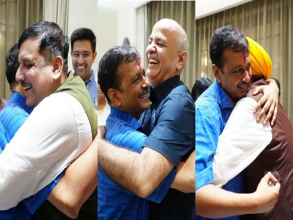 Delhi CM Kejriwal returns home amid emotional reunion, celebrations after release from Tihar jail