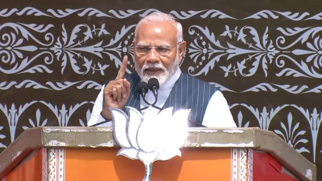 PM Modi blames Congress, PDP, NC for fostering separatism, Promises prosperity and end of Terrorism in J&K