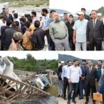 Shopian visited the Spot of bridge Collapse at Heerpora, connecting with Dachnoo village across the Rambaira river.