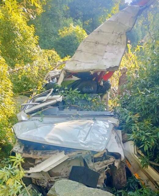 Policeman among two dead, one injured as vehicle carrying polling staff falls into gorge in Reasi