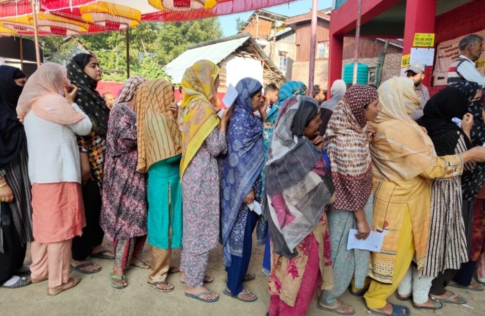 Kulgam breaks boycott shackles: Once deserted, polling booths come alive with serpentine queues