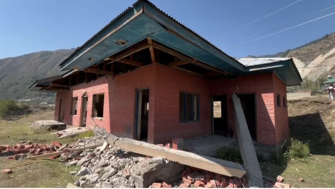 Neglected Slaughterhouse in Drangbal Baramulla Awaiting Completion as Dispensary