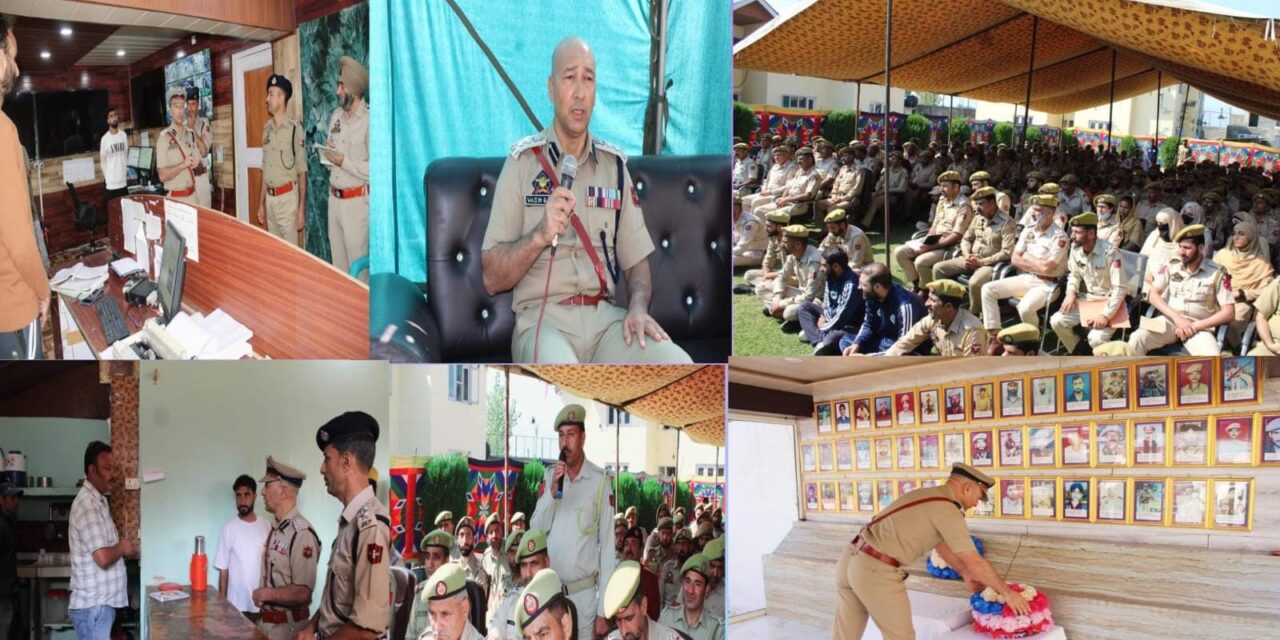 SSP Ganderbal chairs interaction meeting with jawans at DPL Ganderbal