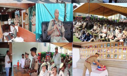 SSP Ganderbal chairs interaction meeting with jawans at DPL Ganderbal