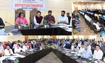 Assembly Elections-2024:One-Day workshop for Counting Supervisors, Assistants & Micro Observers held at Ganderbal