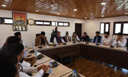 NC meet over: Omar choosen Legislature Party Chairman, says Dr Farooq