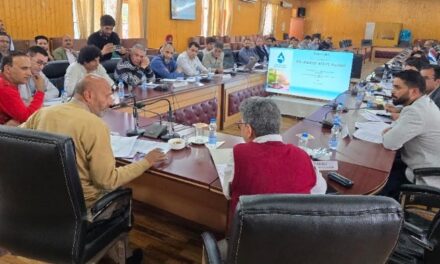 MP, Er. Rashid reviews Jal Shakti Department Works in Baramulla PC