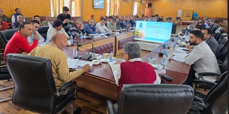 MP, Er. Rashid reviews Jal Shakti Department Works in Baramulla PC