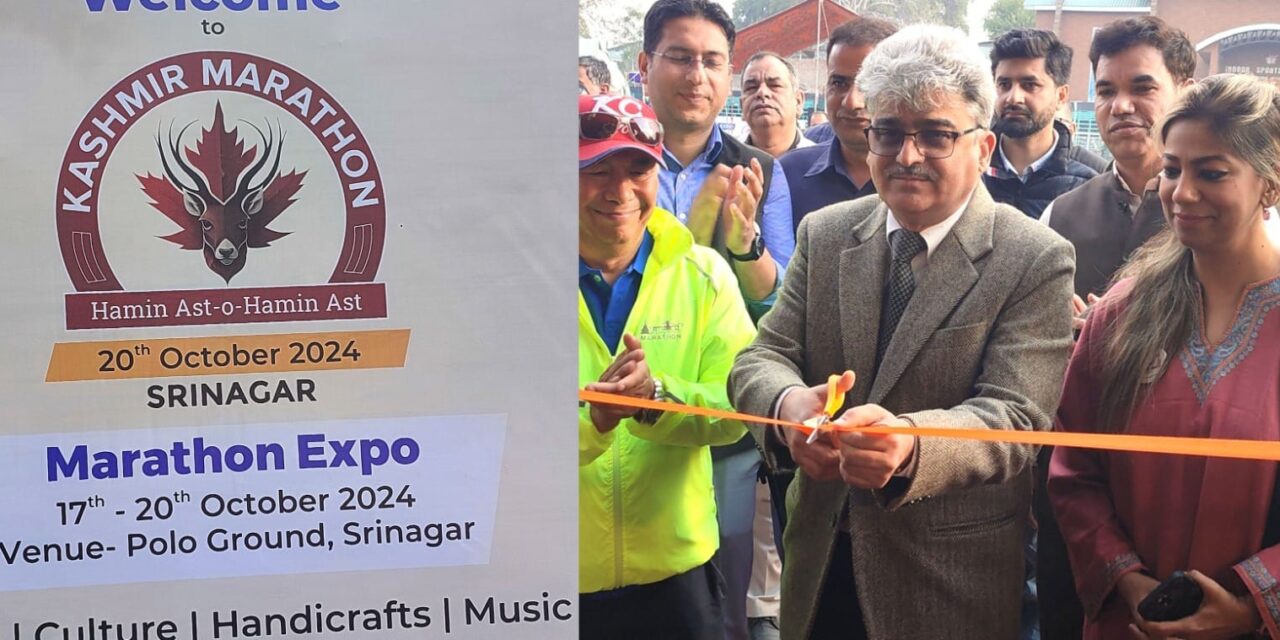 CS Dulloo inaugurates 3-day Kashmir Marathon Expo’ at Polo View