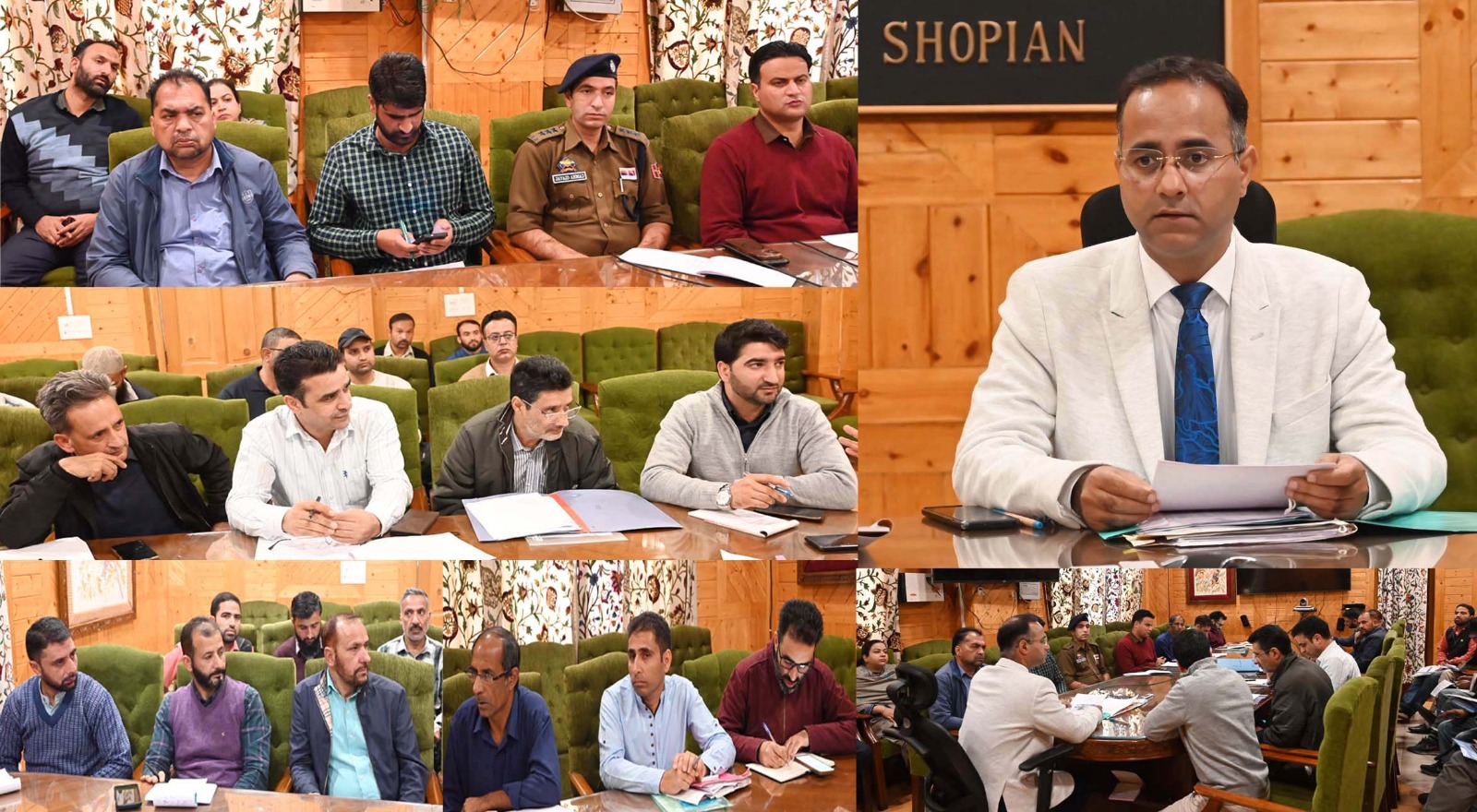 DC Shopian reviews Winter preparedness, sought deptt wise Action Plans & their meticulous execution