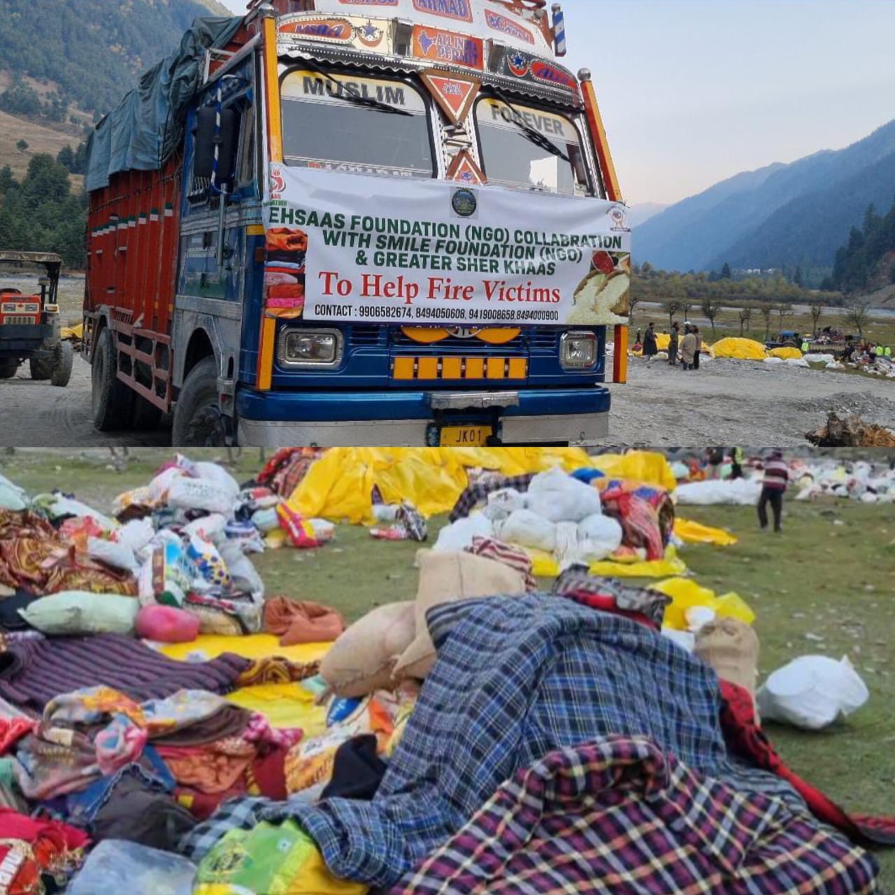 Ehsaas Foundation distributes emergency relief materials in Warwan, partners with Greater Shah-re-Khaas and Smile Foundation