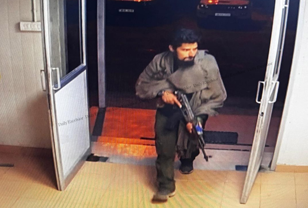 CCTV grab purportedly shows terrorist at Gagangir attack site, probe underway